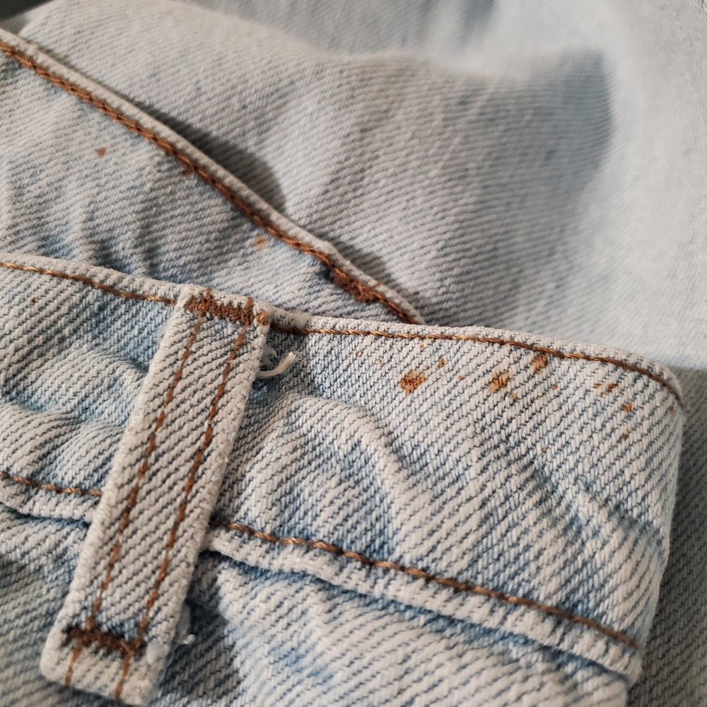 Y2K 90s Levis Silvertab Baggy Mens Light Wash Denim Skater Jeans USA Size 38x32 - Picture 9 of 9